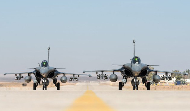 A pair of Rafale Fighter Jets