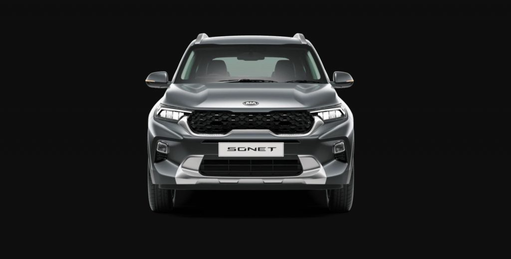 Kia Sonet - Front Grille and LED Headlamps