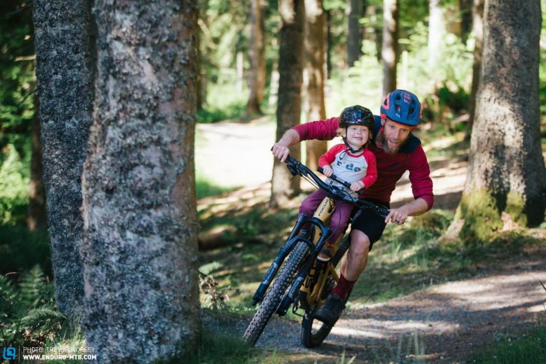 Best child seat on a full suspension bike